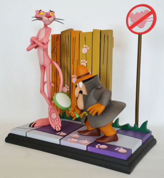 Pink Panther & The Inspector Statue